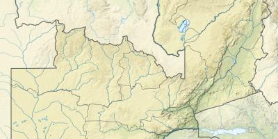 નકશો ઝામ્બિયા નદી 